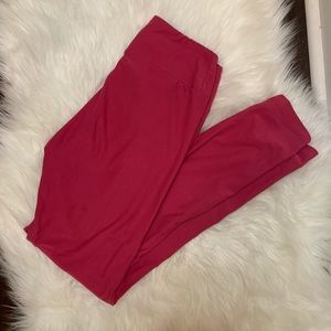 LulaRoe pink leggings